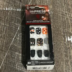 KISS ImPress Nails Ongles Bone Appetit NEW Short Press On Fake Nails